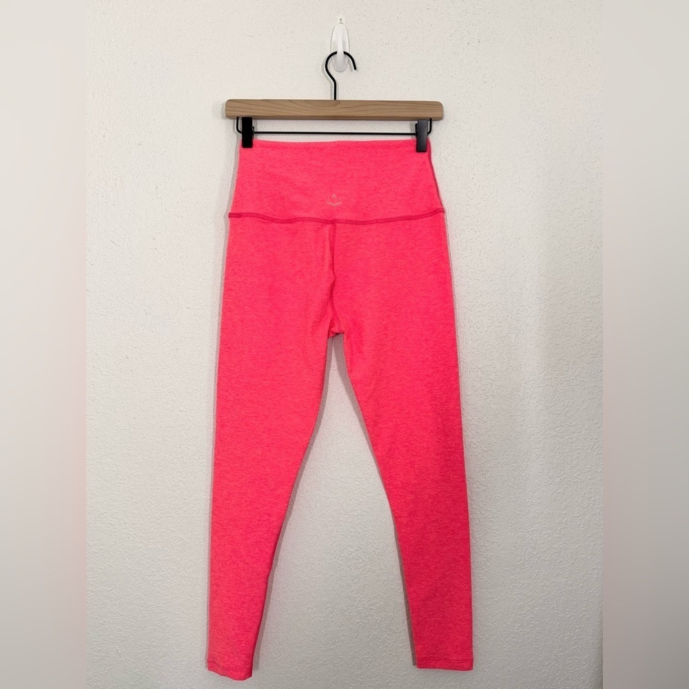 Beyond Yoga Spacedye Caught in the Midi Ankle Leggings Pink Heather Large - Picture 4 of 6